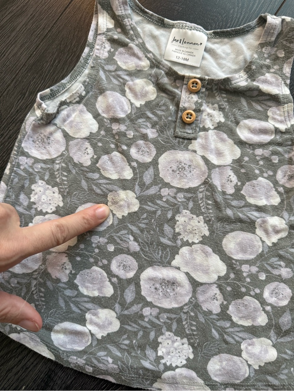 Jax & Lennon Floral Tank Top for Toddler Girl - Bamboo Summer Clothes - Picture 6 of 7